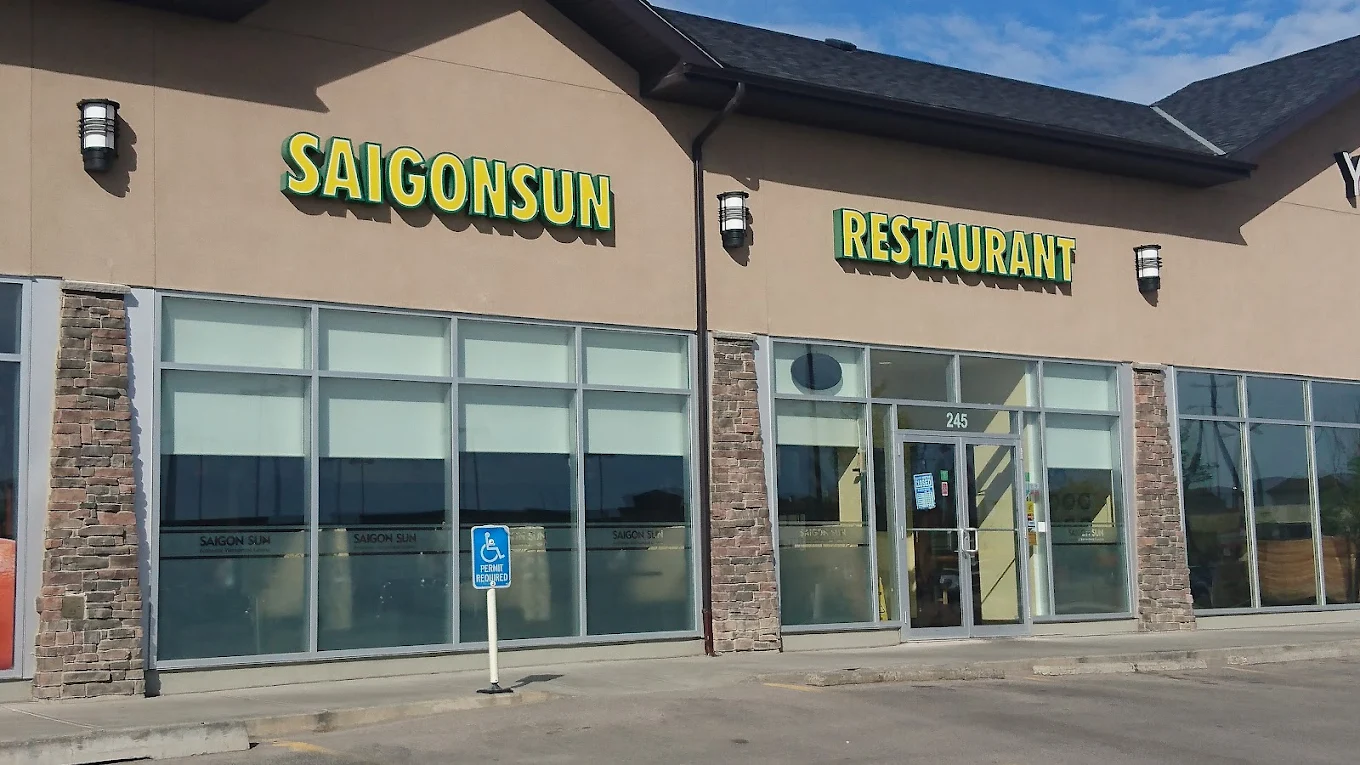 Saigon Sun signature Vietnamese dishes including pho and vermicelli bowls in Okotoks, AB