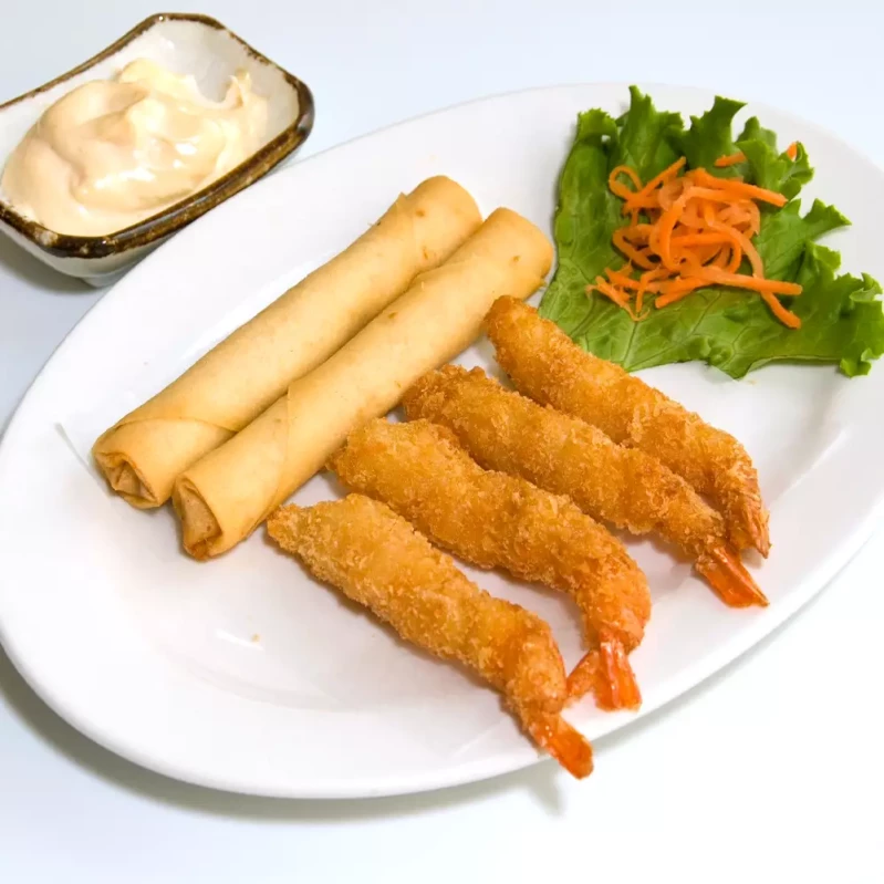 Vietnamese prawn salad rolls at Saigon Sun, Okotoks AB