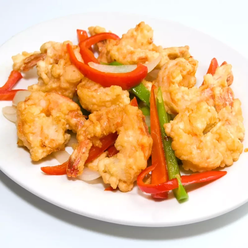 Crispy battered shrimp appetizer at Saigon Sun, Okotoks AB